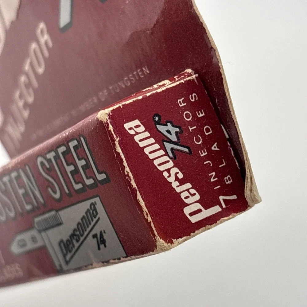 Personna 74 Tungsten Steel Injector Razor Blades (7 Pack) NOS NIB #2337 Vintage